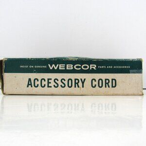 Webcor Accessory Cord For Use With Webcor Magnetic Recorders and Fonografs